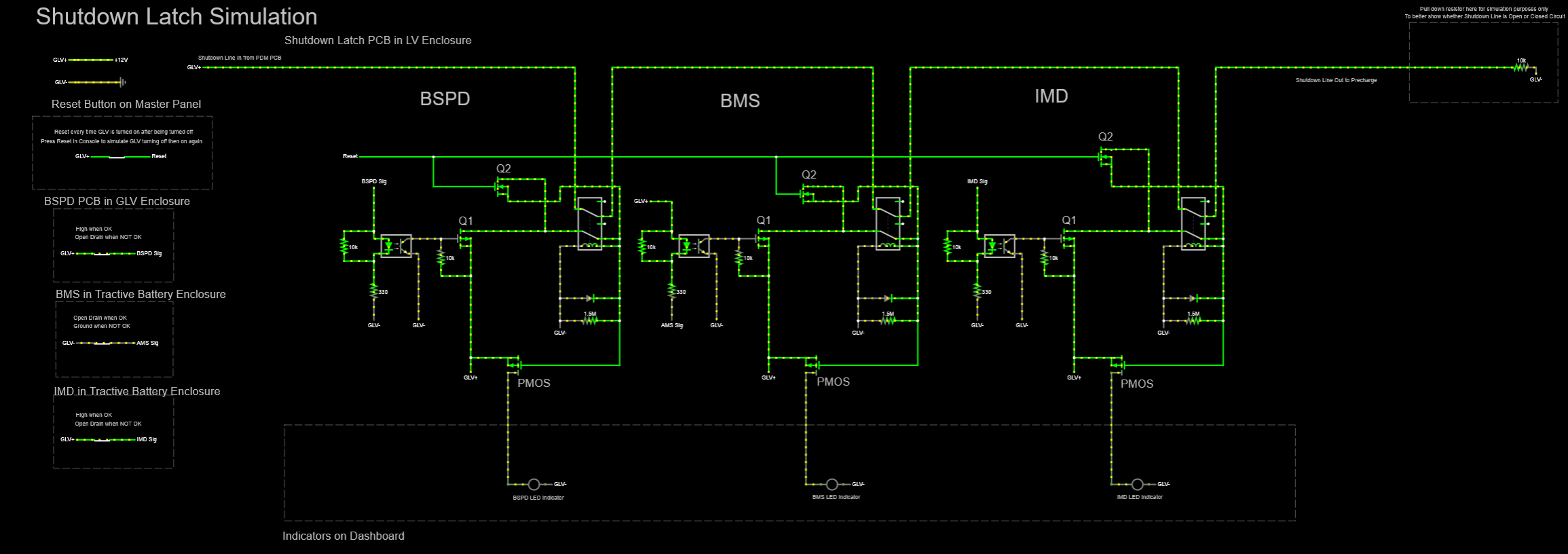Shutdown Latch PCB Schematic
